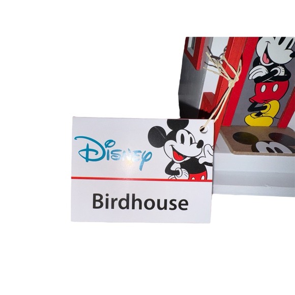 Mickey Mouse Official Wooden Birdhouse New TikTok Viral Mickey And Friends NEW - Picture 6 of 13